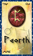 tarot runique peorth