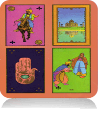 Le tirage gratuit en ligne du tarot persan d'indira