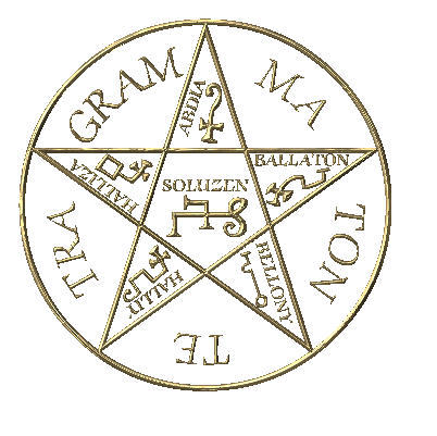 Pentacle sorcellerie le grammaton