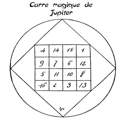 Carr magique de jupiter