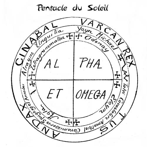 pentacle du soleil