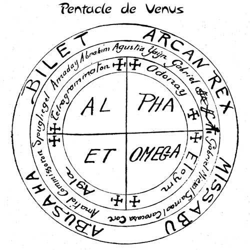 pentacle de vénus